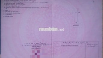BÁN ĐẤT THỔ CƯ MỸ HẠNH NAM - ĐỨC HÒA - LONG AN - 1,7 tỷ DT 100m2