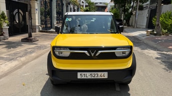 Vinfast VF3 Pin Mua Màu Vàng xe Lướt 2000km