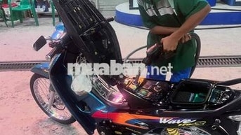 Wave Nhỏ 50TQ Up 110 Xanh Đen