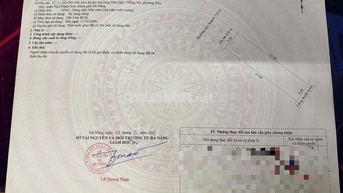 CHÍNH CHỦ BÁC SĨ TUYẾT BÁN ĐẤT HÓI KIỂNG 26 NAM HÒA XUÂN GIÁ 4.15 TỶ