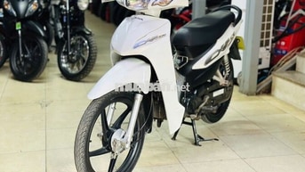 XE MÁY THỊNH PHÁT- WAVE A 110 TRẮNG VÀNH ĐÚC ZIN