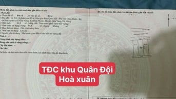 🔥 CHỈ CÒN 1 LÔ DUY NHẤT – TĐC KHU QUÂN ĐỘI HOÀ XUÂN 🔥