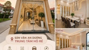 Căn nhà 3 tầng độc lập ngay Sân Vận động An Dương, vài bước ra đến Hồ 