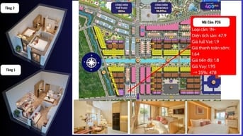 478tr sở hữu 3 ngủ 1 khách đang cho thuê 7 - 9tr/tháng
