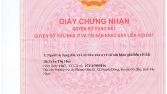 Cần bán 8019m2 đất ấp Suối Cao B, xã Phước Đông, Gò Dầu, Tây Ninh