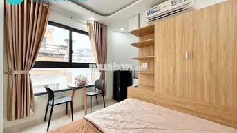 STUDIO FULL NỘI THẤT, MỚI 100%, GIÁP ĐIỆN BIÊN PHỦ-Q1, CỬA SỔ TRỜI