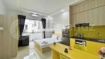 STUDIO FULL NỘI THẤT, CÓ BAN CÔNG RIÊNG CỰC CHILL NGAY CHỢ BÀ CHIỂU