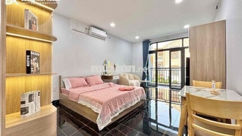 Cho thuê căn hộ ban công, máy giặt riêng, full nội thất ngay Vườn Lài