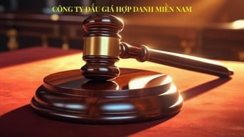CÔNG TY ĐẤU GIÁ HỢP DANH MIỀN NAM  THÔNG BÁO ĐẤU GIÁ TÀI SẢN