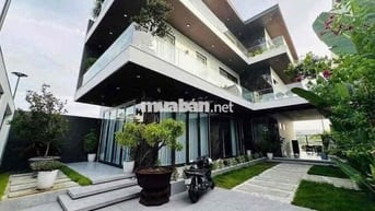 VILA SÂN VƯỜN 7 PHÒNG NGỦ FULL NỘI THẤT ĐẸP VIEW SÔNG