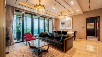 Bán căn hộ tại D'Edge Thảo Điền tầng trung, 188m2, 4PN-3WC, view sông