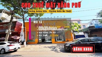 CHO THUÊ NHÀ MẶT TIỀN ĐƯỜNG HOÀNG DIỆU