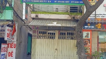 CẦN BÁN 2 NHÀ MẶT TIỀN QUẬN 8 – VỊ TRÍ ĐẸP, KINH DOANH TỐT