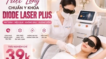 🎉🎉 Triệt Lông Vĩnh Viễn CHUẨN Y KHOA DIODE LASER PLUS TAI QUẬN 8