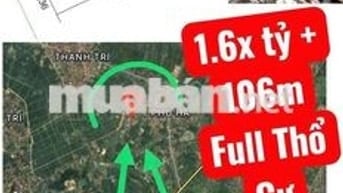 1.6x tỷ 107 full thổ cư gần ngay Vành Đai 4 Giao đường Tỉnh 35