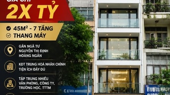 🔥 MẶT PHỐ VIP TRUNG HOÀ NHÂN CHÍNH – 7 TẦNG THANG MÁY – KINH DOANH SẦ