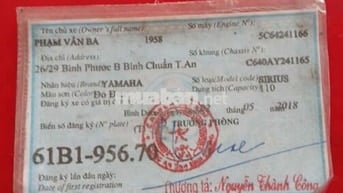 Yamaha Sirius 2018 Đỏ Đen