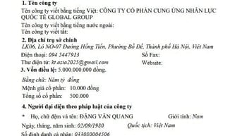 THÔNG BÁO HOẠT ĐỘNG DỊCH VỤ VIỆC LÀM