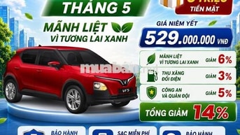 VF 5 Plus sẵn xe nhiều màu giá tốt, chỉ từ 50TR