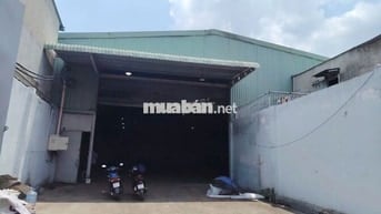 Cho thuê kho xưởng 1100m2 Mặt tiền QL1A vcontainer24/24 tại quận 12