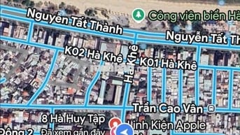 Bán Nhầ mặt tiền Hà Huy Tập ngay biển Nguyễn Tất Thành