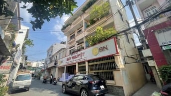 Hạ 4T. GÓC 2MT ngay Phạm Phú Thứ NGANG 13,55m2 NH. 3 tầng. Chỉ 15,8T