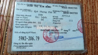 SYM Attila 2012 Đỏ