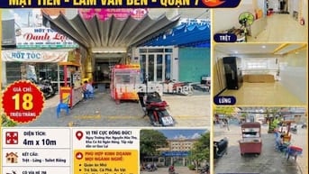 CHO THUÊ MBKD VĨA HÈ RỘNG MẶT TIỀN LÂM VĂN BỀN TUYẾN ĐÔNG ĐÚC Q7