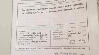 Bán nhà mặt tiền KDC Savimex gần chợ Hiệp Thành Q12
