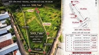 1/ Nguyễn Thị Lắng - Đất biệt thự vườn 500m (sẵn 160m thổ) - SHR 