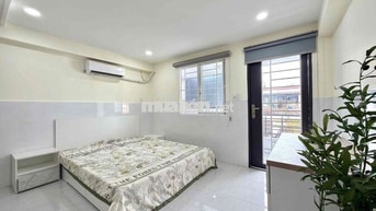 DẠNG PHÒNG STUDIO BAN CONG BẾP RIÊNG BIỆT CÓ MÁY GIẶT RIÊNG