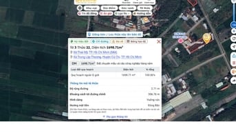 Chính Chủ Bán Gấp Lô Đất Đẹp 1700m2 Đường Trung Lập, Thái Mỹ, Củ Chi -
