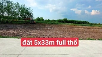 Đất thổ cư gần KCN Hiệp Thạnh. 5x33 đường bê tông. 395tr 