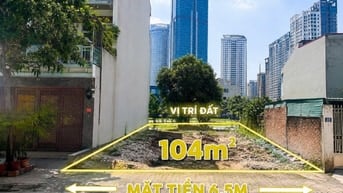 BÁN ĐẤT CẦU GIẤY_PHÂN LÔ VIP_CẠNH KEANGNAM 104m²_MẶT TIỀN KHỦNG_390trm