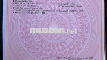 chính chů bán nhà nguyên công trư phương 19