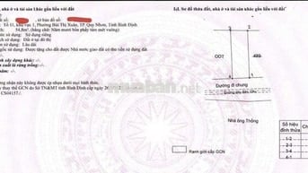 Bán Đất khu vực đường Âu Cơ, Bùi Thị Xuân, Quy Nhơn