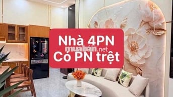 Bán nhanh nhà Thạnh Lộc 37 1 trệt 2 lầu 4 phòng ngủ