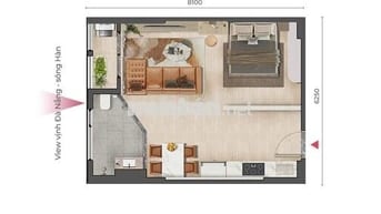 *** căn 1PN view sông Hàn tầng cao - bàn giao quí IV/2026