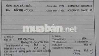 Nhà mặt tiền chợ sầm uất 4x20m – Đường xe hơi – Thuận tiện kinh doanh