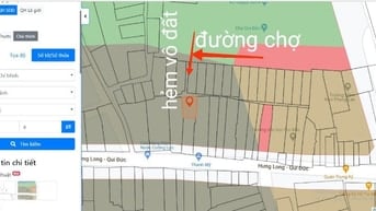 Bán đất chợ Quy Đức, QL 50, Bình Chánh
