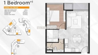 CĂN HỘ SỞ HỮU LÂU DÀI VIEW SÔNG 52,9 M2 CHƯA TỚI 4,6T TẠI SUN SYNPHONY