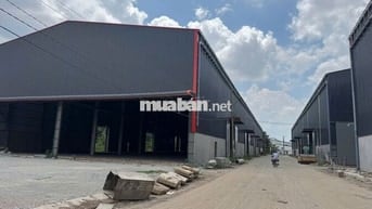 CHO THUÊ KHO XƯỞNG 3800M2 GIÁ CHỈ 60K/M2 CỤM CN LONG CANG, LONG AN