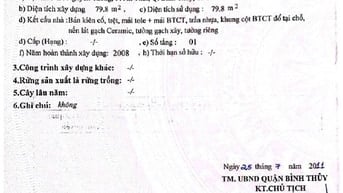 Nhà đã hoàn công hẻm 192 đất full thổ cư