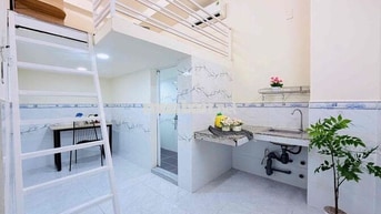 PHÒNG GÁC CAO ĐẦY ĐỦ NỘI THẤT KẾ ĐH VĂN HIẾN