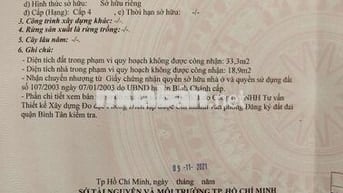 nhà mặt tiền tỉnh lộ 10 ngang4,3dai 33 no hậu 