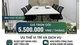 Cho thuê phòng 33m2- WC riêng, lối đi riêng tiện làm V.phòng , live…