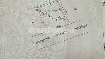 Bán nhà đất - Hẻm rộng 7,5m (diện tích 12mx13,5m) Trần Phú - Pleiku