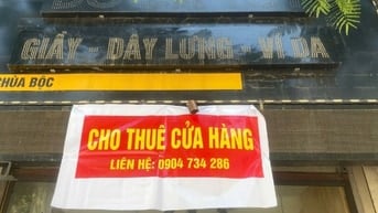 Cho thuê cửa hàng mặt phố Chùa Bộc, Đống Đa, Hà Nội
