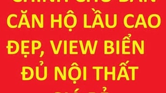 Chính chủ cần bán căn hộ thành phố Vũng Tàu, lầu cao, đẹp, view biển