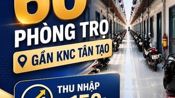 Cần bán 2 dãy trọ 113 phòng gần KCN Tân Tạo